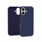 Blu Element - Étui Silicone MagSafe pour iPhone 17 - Marine-Doublure en microfibre pour éviter les rayures
