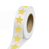 JAM Paper - Rouleaux d'étiquettes standard - étoile de shérif - 2 3/4 x 2 3/4 - feuille dorée mate - 125 étiquettes/rouleau-Couleur : feuille dorée mate durable | Faites ressortir votre courrier avec des étiquettes d'adresse d'expédition colourées.
