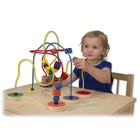 Labyrinthe de perles classique Melissa & Doug -3 pistes de fil de fer aux couleurs vives