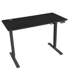 Mount-It! - Bureau électrique compact avec plateau de 40 pouces, noir-Idéal pour les bureaux à domicile, les appartements ou les chambres d'étudiants, ce bureau compact de 40 pouces offre un équilibre parfait entre fonctionnalité et style