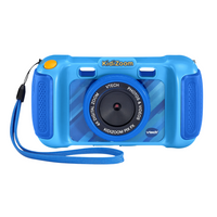 VTech - KidiZoom Camera Pix FX - Bleu - Bilingue-Obtenez la photo parfaite grâce à un appareil photo 16 Mpx doté d’un zoom numérique 4X, d’un écran couleur de 2,4 po et d’un mode selfie qui capture automatiquement une image lorsqu’un visage est détecté