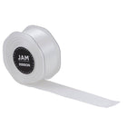JAM Paper - Ruban de satin double face - 1 1/2" de large x 25 m - Blanc vendu à l'unité-Taille : 1,5 po x 25 mètres
