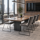 Homy Casa - Chaises rembourrées pour invités et réception - Tissu suédé gris vieilli - Ensemble de 2-Tissu gris vieilli : Revêtement rembourré doux offrant une apparence raffinée d’inspiration vintage