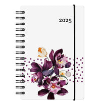 W. Maxwell - Agenda 2025 Baro - 5.25 po x 8 po - Floral - Bilingue-Janvier à décembre 2025