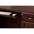 Bush Business Furniture - Bureau d’ordinateur avec rangement et tablette clavier Arlington, cerisier naturel (WC65510-03K)-Dimensions après assemblage : 65.98 po H x 23.74 po L x 30.75 po P