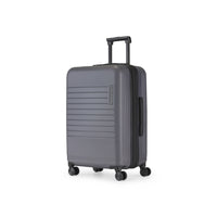 Bugatti - Valise d'enregistrement à coque rigide, 26po  de la collection Dubai- Charbon-Fabriqué en ABS/PC léger et résistant