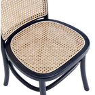 Manhattan Comfort - Paragon 1.0 Lot de 2 chaises de salle à manger style industriel chic, rembourrées, 44,5 cm, noir et gris-Coussin de siège en option inclus pour plus de confort