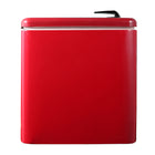 Magic Chef - Mini-réfrigérateur rétro rouge de 3,2 pi³ sans congélateur- La poignée élégante au fini chromé ajoute une touche rétro