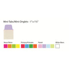 Avery - Ultra Tabs - 1 po x 1½ po Mini Onglets, Repositionnables, Marquables Sur Les Deux Côtés, Couleurs Pastel, Paquet de 80-UltraTabs pour le bureau – Mettez signets et séparations dans les documents importants de vos rapports, examens financiers, présentations, manuels, livrets, documents financiers, correspondance, reliures de budget, et d'autres renseignements pertinents