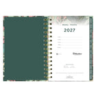 Blueline - Agenda Hebdomadaire/Mensuel 17 Mois D’Août À Décembre - 8 po H x 5 po l - Motif Verdant - Anglais-Comprend des calendriers de référence