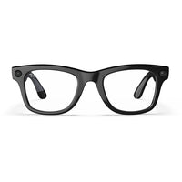 Meta - Lunettes Ray Ban Wayfarer Standard avec Meta AI - Verres clairs - Noir brillant-Appareil photo ultra-large de 12 MP pour les photos et vidéos HD