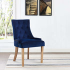 Modway - Pose Performance Velvet Chaise à manger - Marine-Revêtement en velours de performance