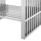 Modway - Gridiron 24" Vanette de salle de bain - Argent blanc-Assemblée requise