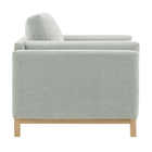 Modway - Roscoe Tissu Fauteuil - Brume-Capsules de pied non marquées