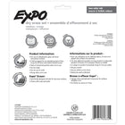 ExpoMD – Trousse de départ de marqueurs à effacement sec à faible odeur, pointe biseautée, couleurs variées, 10/paquet-Comprend des marqueurs à effacement sec de 10 couleurs variées et 1 effaceur