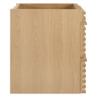 Modway - Render Support mural de 24" Armoire de toilette de salle de bain (lavabo non inclus) - Chêne-Bassin d’évier et installations non inclus