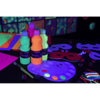 Prang - Peinture Tempera fluorescente lavable - 16 oz - couleurs assorties - paquet de 6-La conception ergonomique avec bec verseur facile aide à prévenir les dégâts et les déversements
