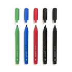TRU RED - Marqueur permanent - Pointe fine - Couleurs variées - Paquet de 12-Pointe fine pour marquer et étiqueter
