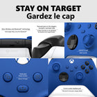 Microsoft - Contrôleur sans fil Xbox Series X - Bleu choc-Capturez et partagez du contenu en toute transparence grâce au bouton Share