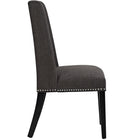 Modway - Baron Tissu Chaise à manger - Brown-Rembourrage en mousse dense