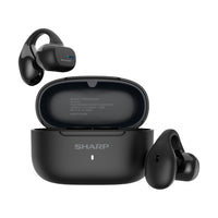 Sharp - HP-TW45 Écouteurs intra-auriculaires sans fil à clip pour oreilles ouvertes-Durée de jeu : 15 h