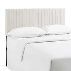 Modway - Keira Performance Velvet Tête de lit King/King de Californie, Ivoire-Tissu résistant aux taches durable
