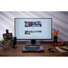 Keychron - K2 Pro White LED Wireless Mechanical Keyboard - Pro Brown Switch - 75% Layout - Black-Touches PBT Double-Shot au Profil OSA - La version entièrement assemblée du Keychron K2 Pro est équipée de touches PBT Double Shot et comprend des touches spécifiques pour Mac et Windows. Le profil OSA a une hauteur similaire à celle du profil OEM et a une forme similaire à SA. Les touches PBT offriront une excellente résistance aux huiles, amélioreront la sensation de frappe et éviteront l'effritement des légen
