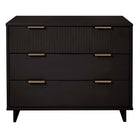 Manhattan Comfort - Granville commode moderne 37,8" - noir-Moderne-contemporain avec une touche de glamour - commode pour chambre