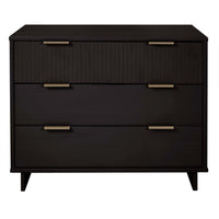 Manhattan Comfort - Granville commode moderne 37,8" - noir-Moderne-contemporain avec une touche de glamour - commode pour chambre
