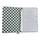 Hilroy - Journal à motif tissé gaufré - 4 po x 6 po - Ligné - 96 feuilles - vert forêt-Papier 70 g/m2