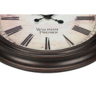 Monarch Specialties - Horloge - 20 po Rond - Horloge Murale - Brun - Transitionnel-Pour une utilisation à l'intérieur uniquement, cette horloge analogique bénéficie d'une garantie limitée de 2 ans contre tout défaut et ne nécessite aucun assemblage . il suffit d'insérer une pile AA (non incluse) pour une installation rapide et facile