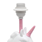 Simple Designs - Lampe de table - Licorne rose et blanche scintillante-8