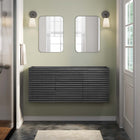 Modway - Render 48" Meuble de toilette de salle de bain compatible double lavabo (non inclus) - Charbon de bois-MDF et panneau de particules