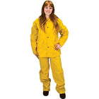 Zenith Safety - Vêtements Imperméables Rz100, Polyester/Pvc, Grand, Jaune, paquet de 5-Couleur Jaune