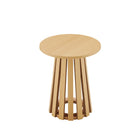 Manhattan Comfort - Lot de 2 tables d’appoint modernes Layla 90 cm - Chêne naturel-Associez et combinez avec les tables basses Manhattan Comfort
