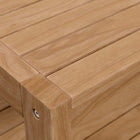 Modway - Carlsbad Bois de teck Terrasse extérieure Table basse - Naturel-8