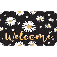 Ashley Productions - The Original Fun Mat - Tapis de Bienvenue - 18" x 30" - Bienvenue aux Marguerites-Mesures et design : Le paillasson Daisies Welcome Welcome mesure 18" x 30".