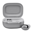JBL - Live Buds 3 Écouteurs intra sans fil avec réduction de bruit - Argent-Vous pouvez personnaliser chaque aspect de vos écouteurs JBL Live Bud 3 grâce à l’écran tactile 3,68 centimètres (1,45 pouce) de votre Smart Charging Case. L’écran vous donne un contrôle total sur votre son, quel que soit l’appareil (ordinateur portable, télévision, smartphone ou tablette), sans avoir besoin d’accéder à l’application JBL sur votre smartphone