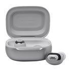 JBL - Live Buds 3 Écouteurs intra sans fil avec réduction de bruit - Argent-Vous pouvez personnaliser chaque aspect de vos écouteurs JBL Live Bud 3 grâce à l’écran tactile 3,68 centimètres (1,45 pouce) de votre Smart Charging Case. L’écran vous donne un contrôle total sur votre son, quel que soit l’appareil (ordinateur portable, télévision, smartphone ou tablette), sans avoir besoin d’accéder à l’application JBL sur votre smartphone