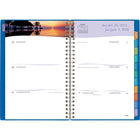 Mead - Agenda hebdomadaire/mensuel escapade tropicale 2026 - 8 1/2 po H x 5 1/2 po l - couleurs assorties - bilingue-Mois passe et futur en reference