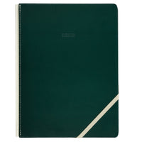 General Supply Goods + Co - Cahier de notes de tous les jours - Vert-Cahier de notes format B5 (19 cm L x 25 cm H) avec dos enveloppé de lin