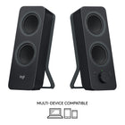 Logitech – Haut-parleurs Bluetooth Z207 pour ordinateur, noir-Garantie limitée de 2 ans