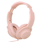 Basic Tech Écouteurs pliable sur l'oreille avec fil - Rose-5