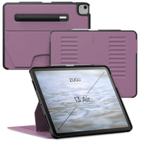 Zugu - Étui iPad Pro 12.9 po (2018/2020) & iPad Air 13 po (2024) - Baie Violet-Étui folio magnétique