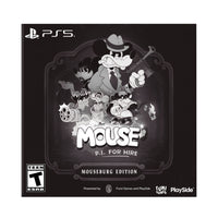 MOUSE : Détective privé. À louer L’édition Mouseburg pour PlayStation 5-Animation en caoutchouc en noir et blanc, dessinée à la main, inspirée des dessins animés des années 1930