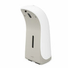 Umbra EMPEROR - Distributeur à savon et liquide hydroalcoolique automatique 355ml, Blanc et Nickel-Non parfume