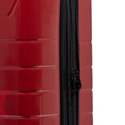 Bugatti - Canada 18,5 po Bagage à main rigide - Rouge-Intérieur doublé avec panneau de séparation, poches pratiques et sangles de serrage pour garder le contenu organisé et en place