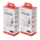 MUNBYN - Étiquette thermique circulaire - 2" - Blanc - 750 feuilles/rouleau - 2 rouleaux/paquet - Paquet de 2-Taille : 2" x 2" (50,8 x 50,8 mm), 750 étiquettes/rouleau.