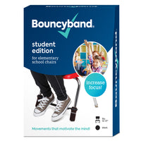 Bouncyband - pour chaises du primaire - Noir-Une étude indépendante menée par l'Université de Clemson a conclu que les étudiants utilisant des Bouncybands restent concentrés et sur la tâche 10 % plus longtemps