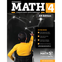 Dynamic Math book Alberta 4e année-Couvre le programme de mathématiques de 4e année de l'Alberta